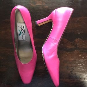 Beautiful berry colored heels.